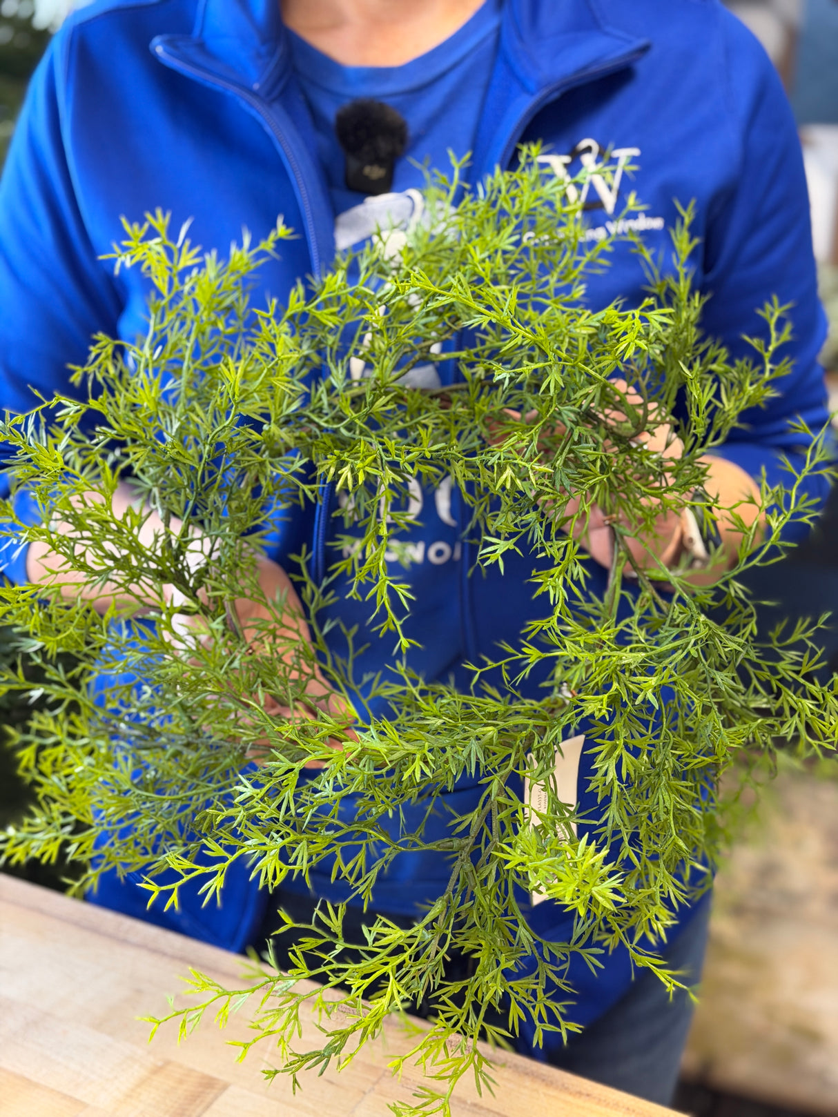 15" Rosemary Candle Ring