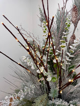 Outdoor Warm White Lighted Branch Set - Plug In