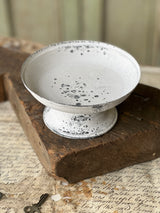 Cream Pedestal Plate