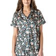 Petal to the Metal Satin Pajama Top