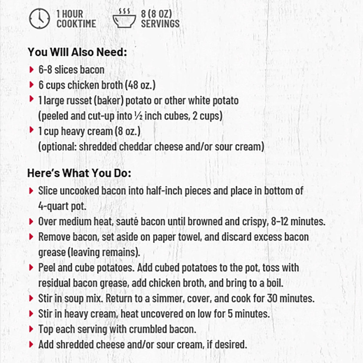 Rocky Mountain Trail Loaded Potato Soup Mix