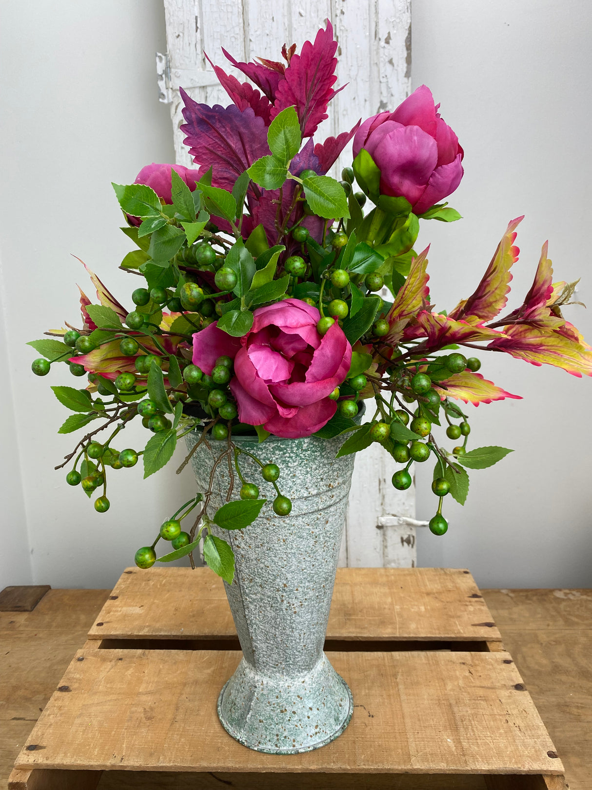 19" Pretty Peony Drop In