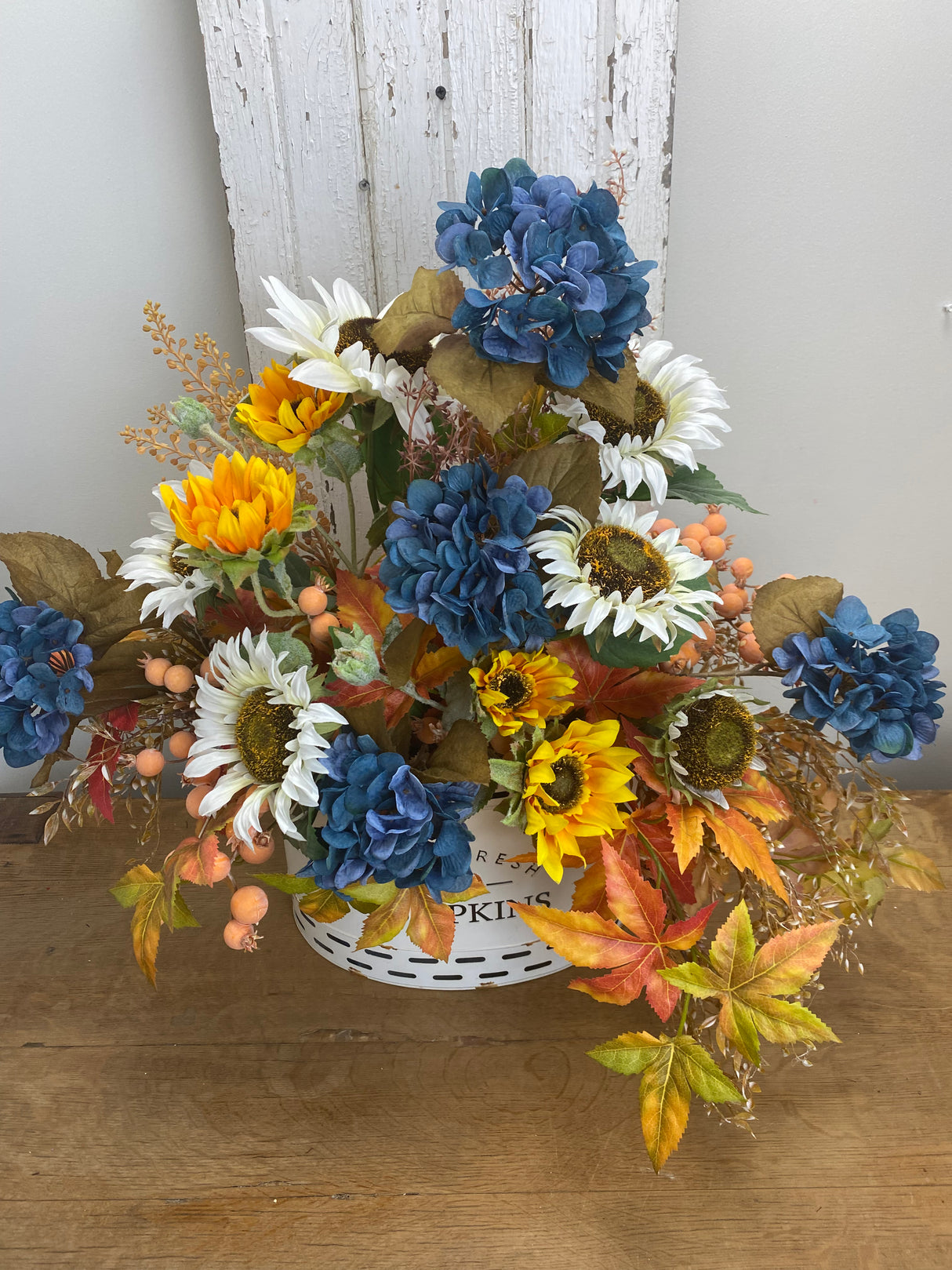 35" Farm Fresh Autumn Porch Pot