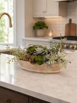 12" The Succulent Skipper Centerpiece