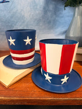 Patriotic Hat Planter - 2 Styles