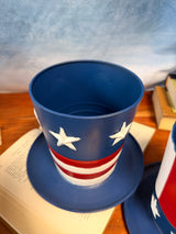 Patriotic Hat Planter - 2 Styles