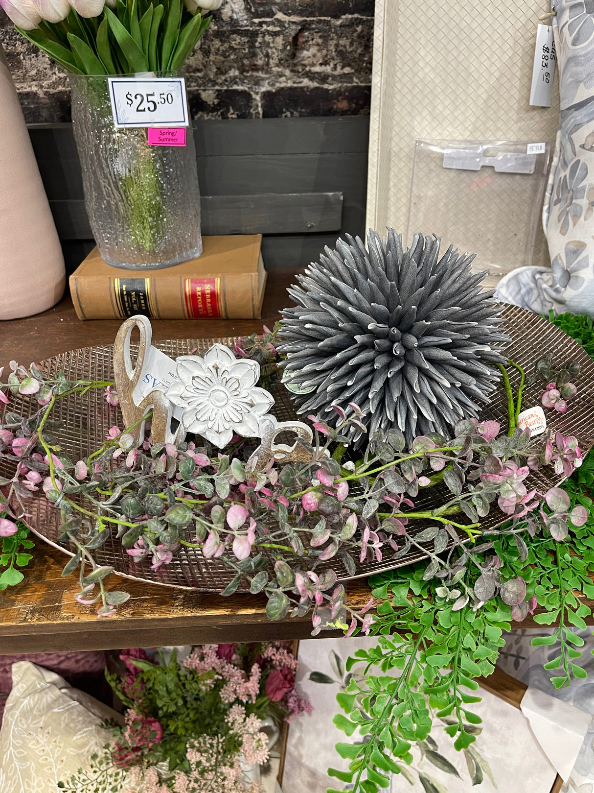 Grey 6" Foam Spike Orb