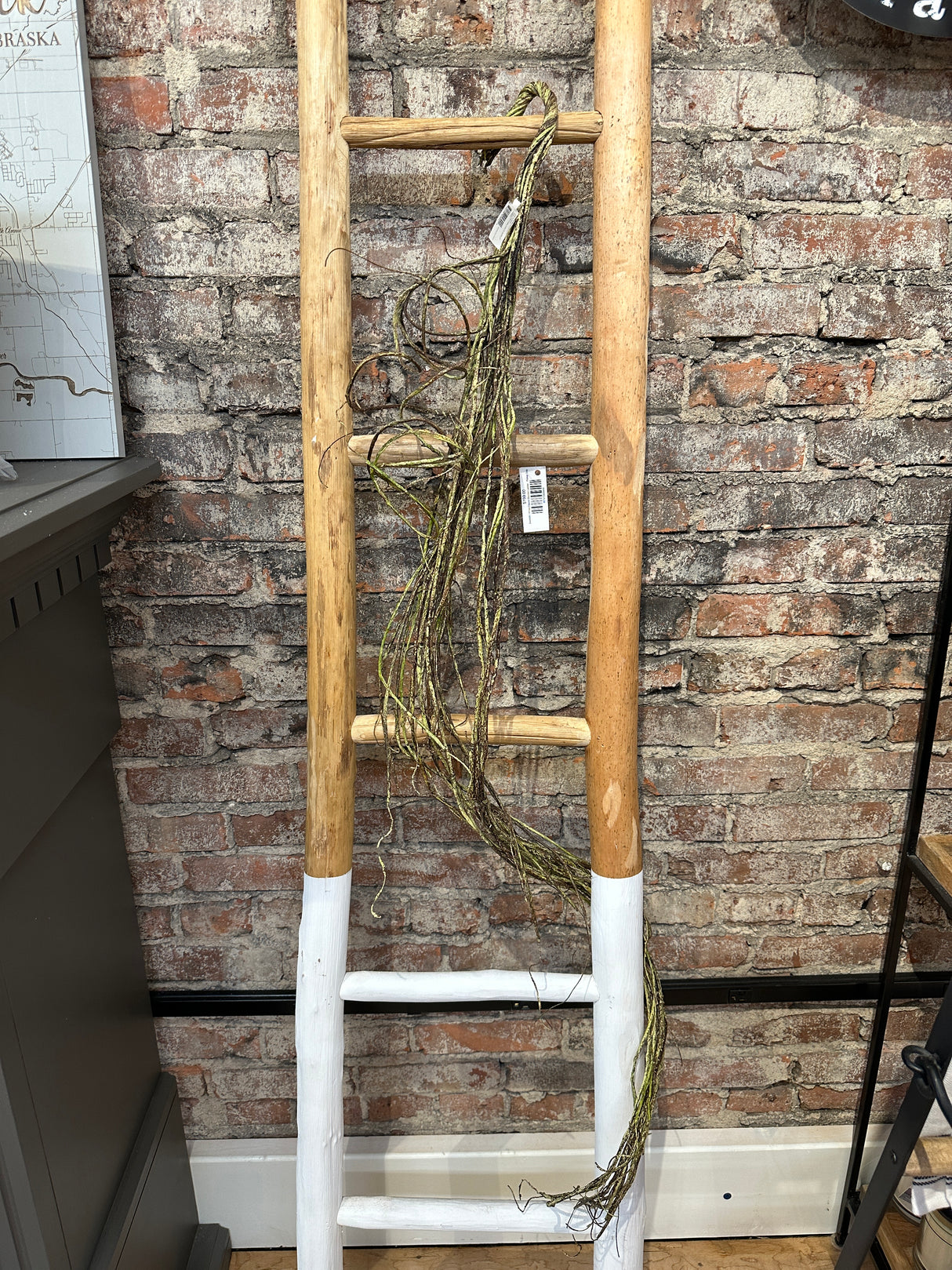 Brown Green Willow Bendy Vine Garland