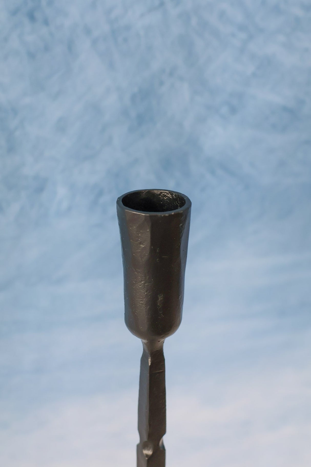 15" Forged Cast Iron Taper Holder