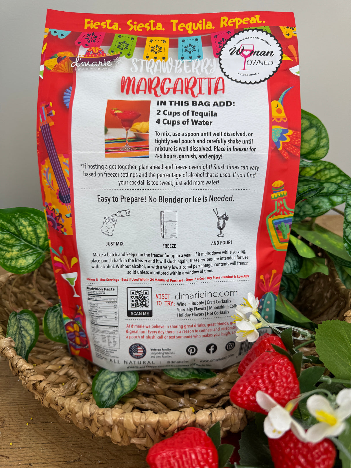 Strawberry Margarita Slush Mix