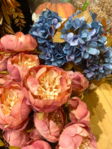 Dark Blue Hydrangea Bush
