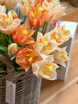 Blush Real Touch Parrot Tulip Bouquet