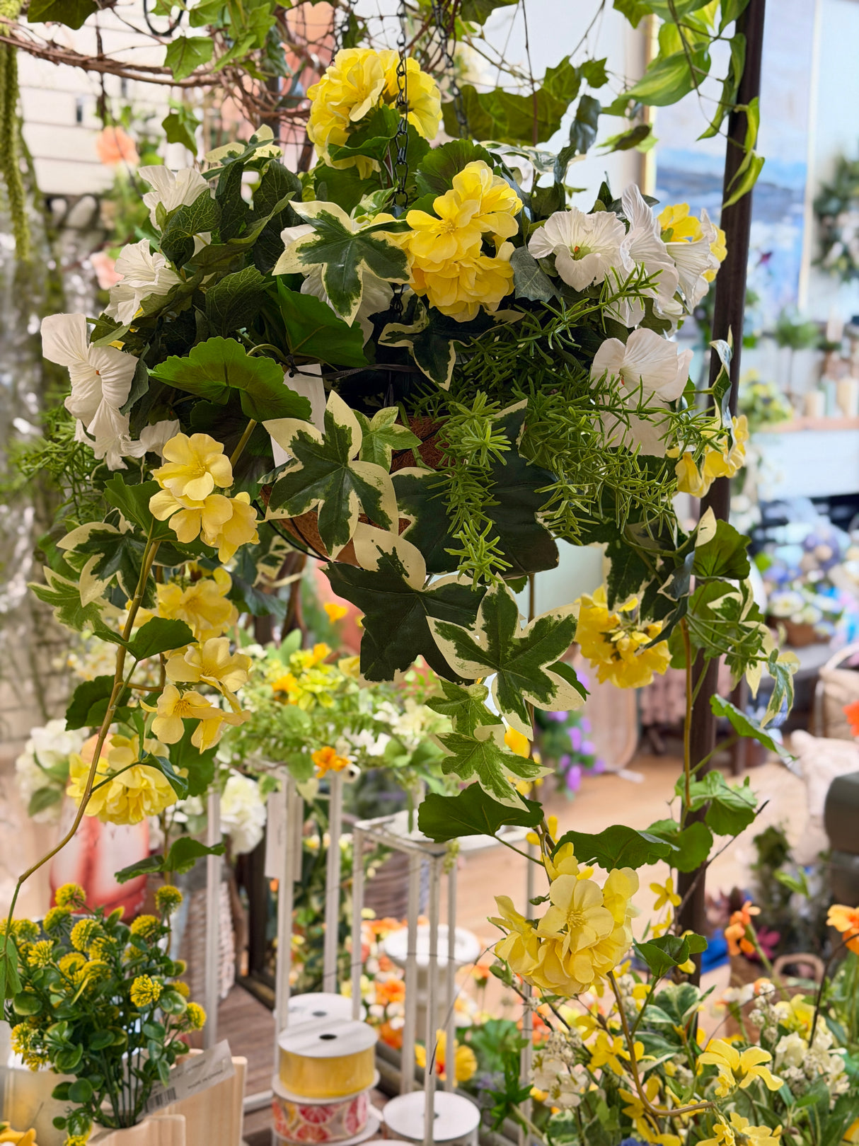 26" Warm Sunshine Hanging Basket