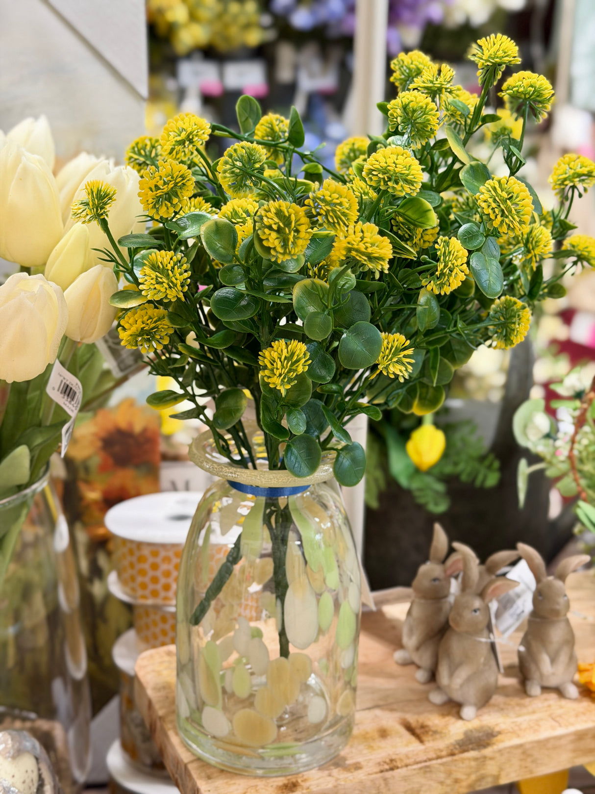 Citrus Spots Glass Vase