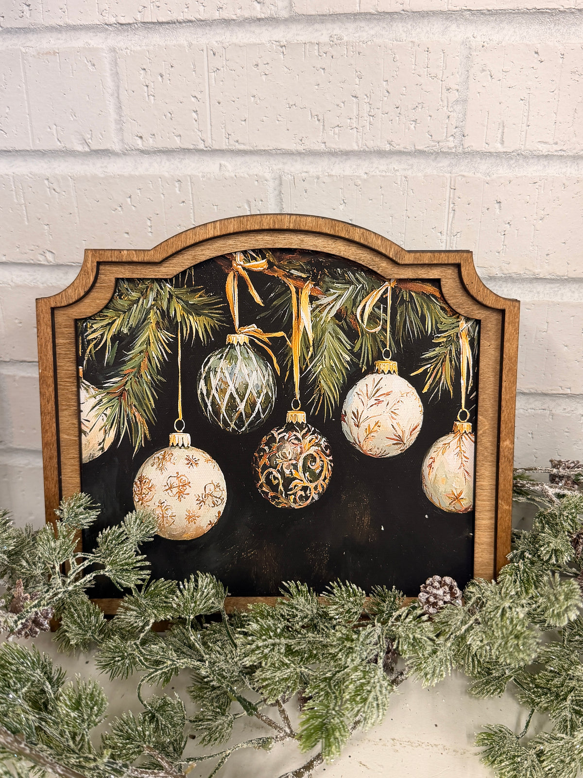 Provincial Ornaments Framed Art