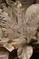 Clear 3D Acrylic Snowflake Ornament