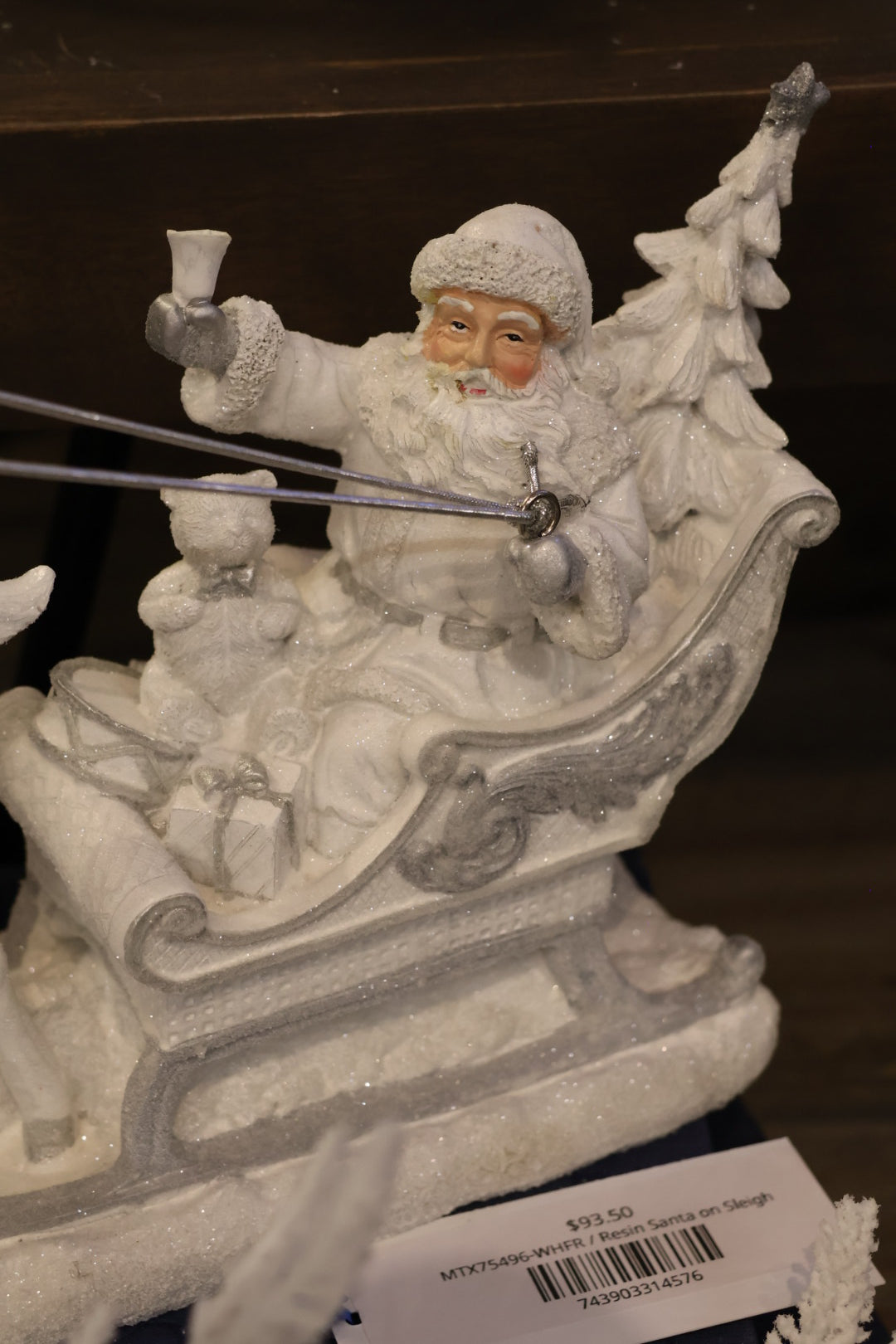 Resin Santa on Sleigh