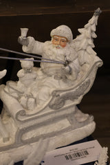 Resin Santa on Sleigh