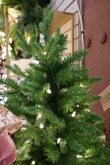 6' Dual-Lit Ornamental Pencil Tree
