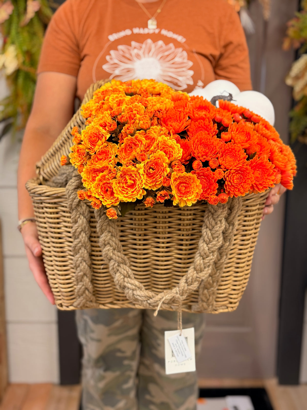 Poly Weave Market Baskets - 2 Sizes