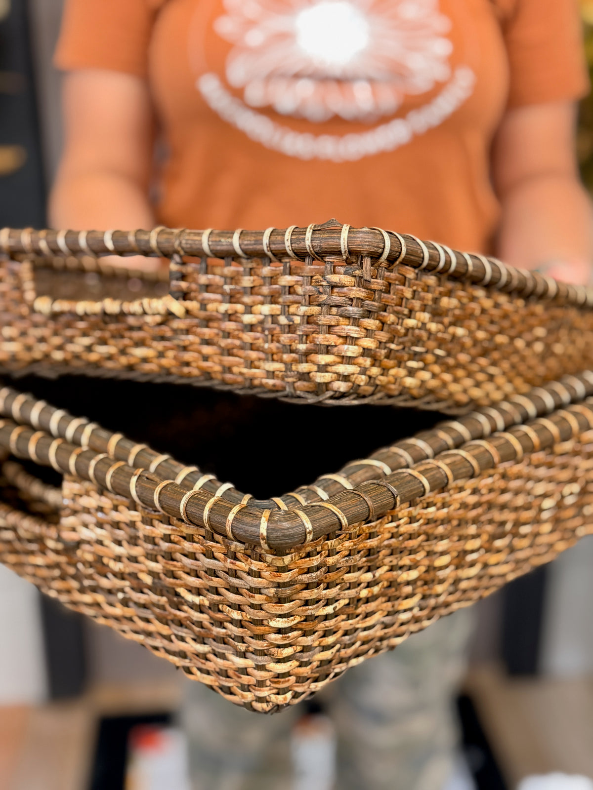 Rattan Basket Tray - 3 Sizes