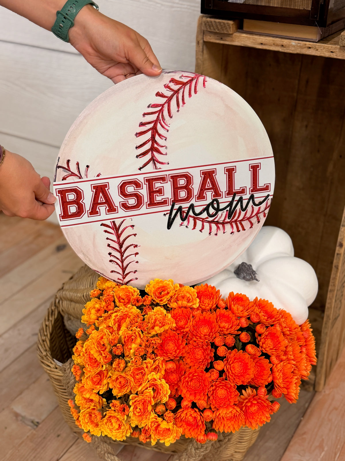 Beck's Baseball Mom Garden Stake