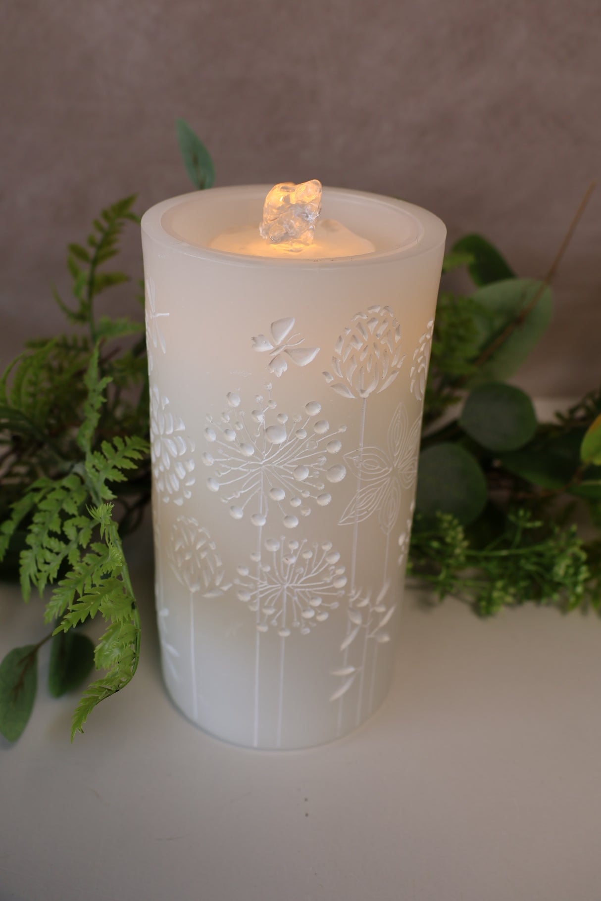 Dandelion Fountain Candle