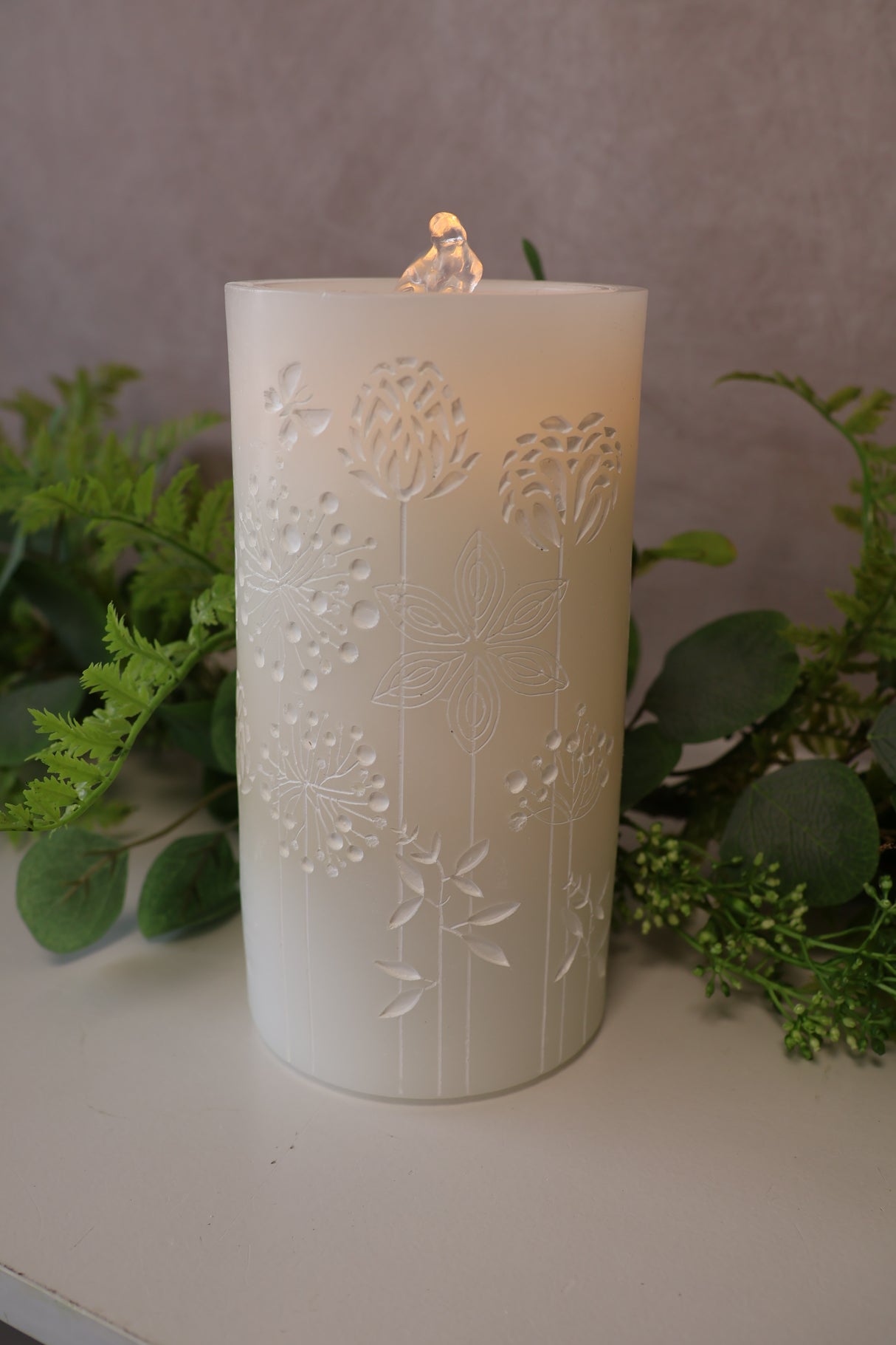 Dandelion Fountain Candle