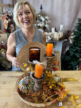 Small Orange Votive LED