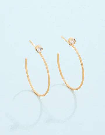 Splash Ultrathin Hoop Earrings
