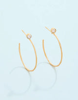 Splash Ultrathin Hoop Earrings