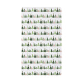 Shades of Emerald Waffle Kitchen Towel styled for christmas home decor from Magnolias Home Decor