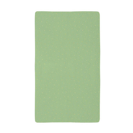 Shades of Emerald Waffle Kitchen Towel view 4 from Magnolias Home Decor