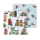 Heartfelt Cheer Lodge Dish Towel styled for christmas home decor from Magnolias Home Decor