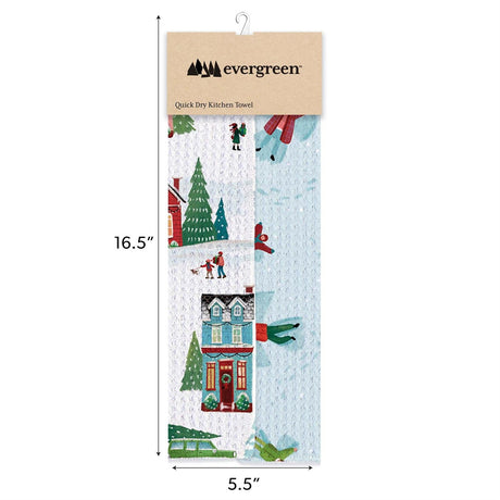 Heartfelt Cheer Lodge Waffle Reversible Tea Towel view 5 from Magnolias Home Decor