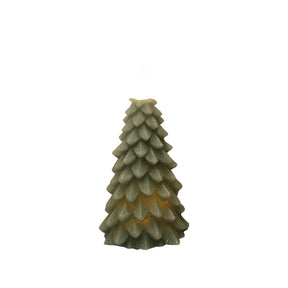 Small Green LED Tree Candle for Christmas home decor from Magnolias Home Decor