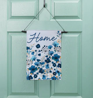 VivaStyle Gilded Meadow Burlap Garden Flag