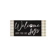 dogs and check sassafras switch mat, outdoor safe, for farmhouse christmas home decor from Magnolias Home Decor