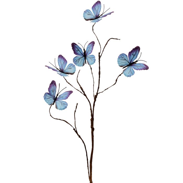 Blue Flutter Butterfly Spray