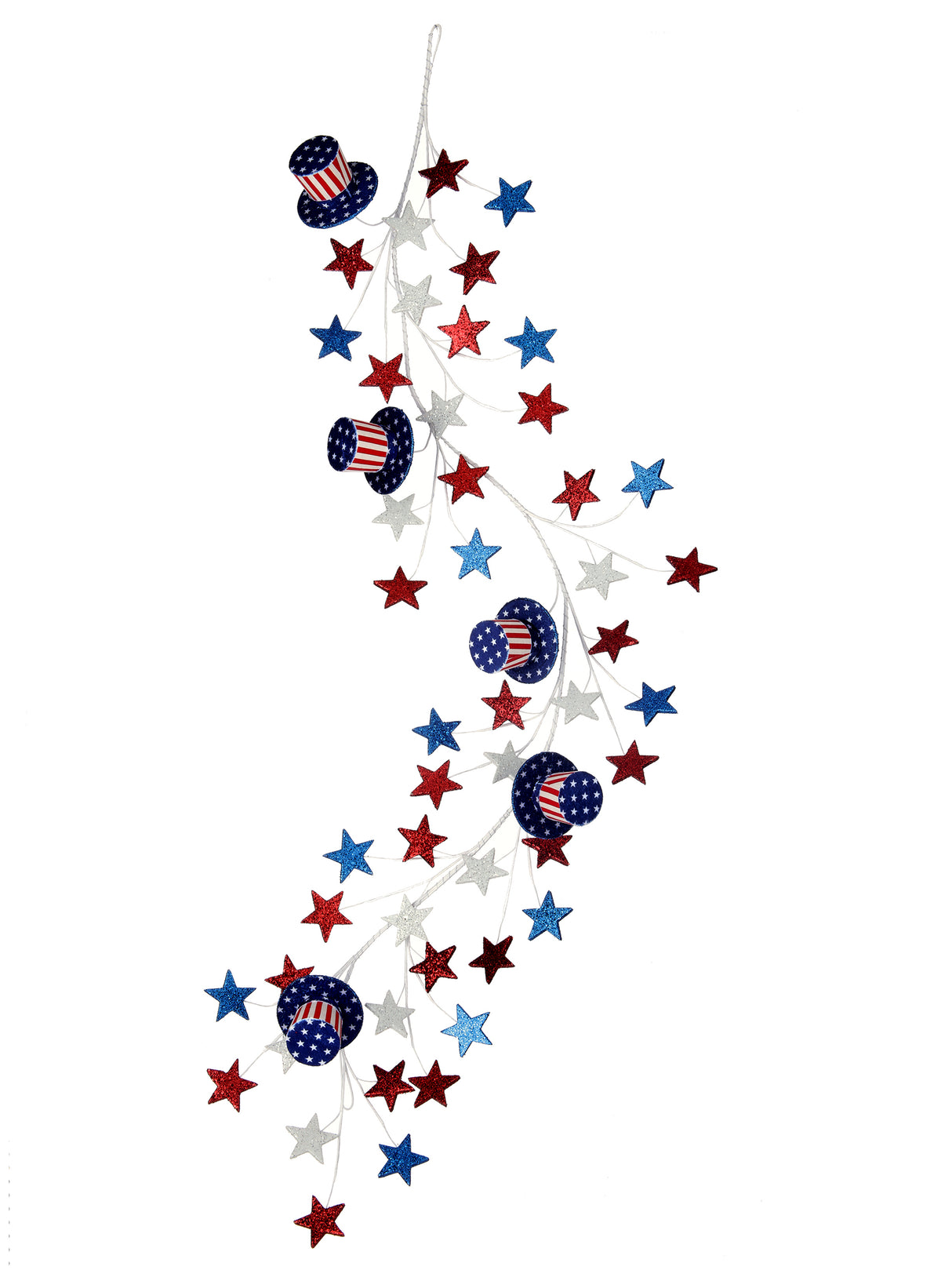 48" Americana Hat Garland