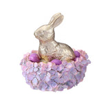 4.5" Chocolate Bunny in Basket