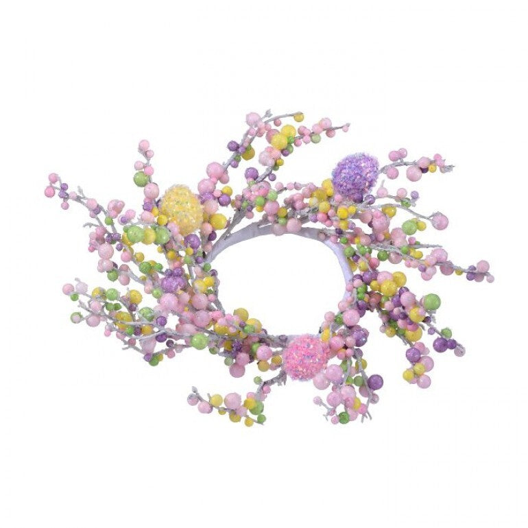 15" Spring Beauty Egg Candle Ring