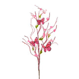 Hot Pink Blossom Butterfly Spray