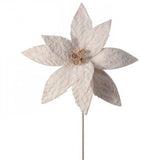 Winter Chalet Button Poinsettia