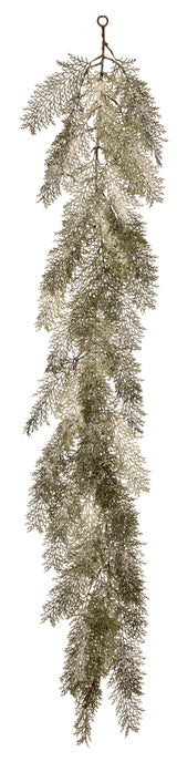 DEFECTIVE Frosted Cedar Garland