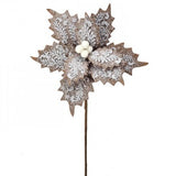 Elegant Gingerbread Poinsettia