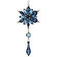 7" Blue Acrylic Blossom Drop Ornament