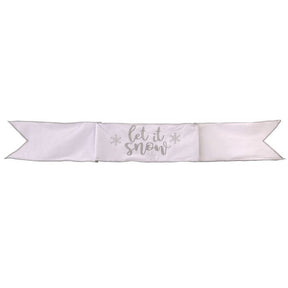 6" x 44" "Let It Snow" Banner