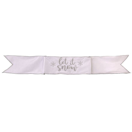 6" x 44" "Let It Snow" Banner