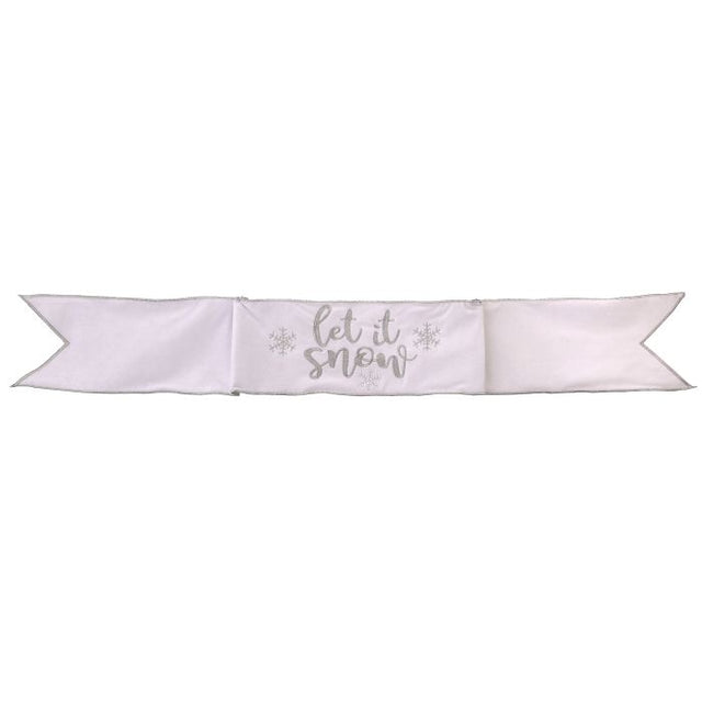 6" x 44" "Let It Snow" Banner